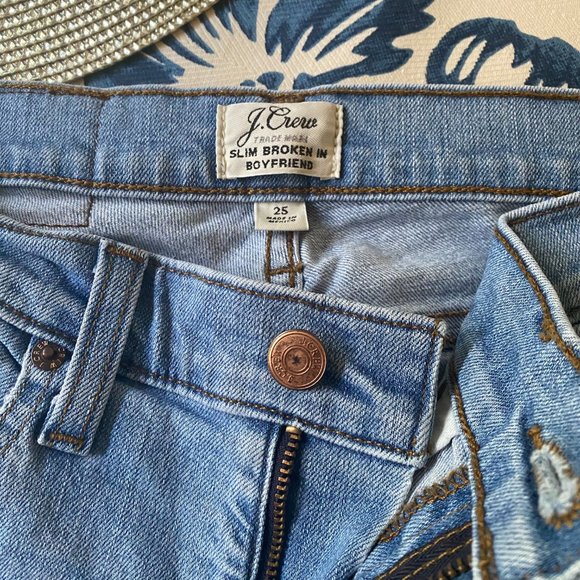 NWOT J. Crew Slim Broken-In Boyfriend Jeans - 25 - Picture 5 of 7